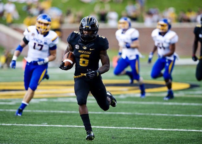 Marcus Murphy was in on 24 of the Missouri offense's 60 plays against South Dakota State: 20 in the backfield and four as a slot receiver.