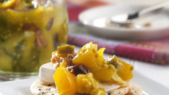 Chutney like this one made of peaches can be used as a condiment with a number of dishes, including atop a soft cheese, such as goat or brie. (Bill Hogan/Chicago Tribune/MCT)