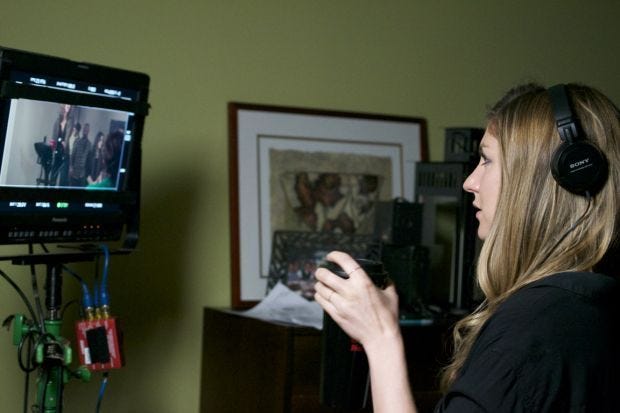 Anna Martemucci is one of the competing film directors in the Pittsburgh-shot Starz reality show "The Chair."