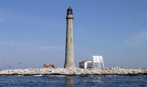 Boon Island Light Station, about six miles off the coast of York, Maine, sold for $78,000.