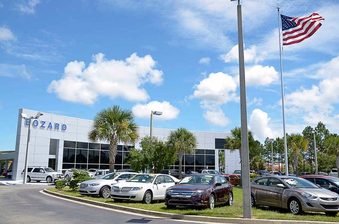 PETER.WILLOTT@STAUGUSTINE.COM The new Bozard Ford dealership is located at 540 Outlet Mall Blvd. next to the indoor outlet mall.