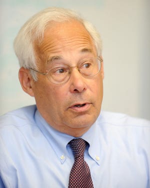 Democrat candidate for governor Don Berwick at his editorial board with Daily News staff. Daily News Staff File Photo/Art Illman