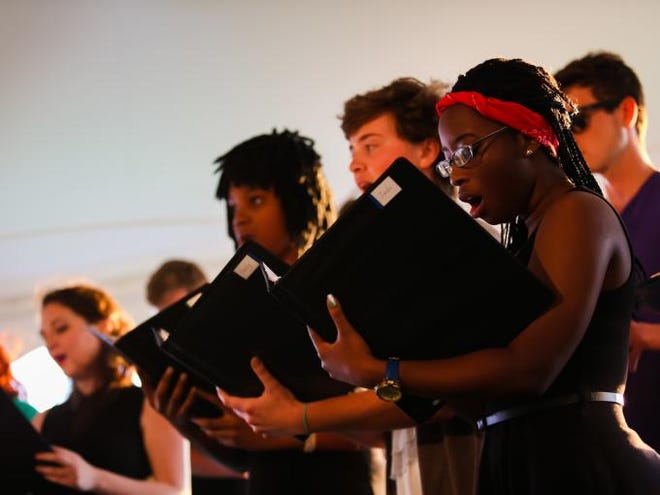 New College Chorus, part of the New Music New College 2014-15 season. The school is hoping to boost its arts offerings via a partnership with Florida State.