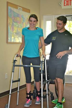 Three years ago Wednesday, Cara Moro was given the devastating news that she would never walk again. Today, she takes literal steps toward walking on her own. On Sept. 3, 2011, Moro, then a 19-year-old Santa Fe College student and cheerleader broke a vertebra in her neck during cheerleading practice leaving her paralyzed from the waist down. Through her determination and Project Walk Orlando‚ unique exercise-based therapy, she is able to walk today.