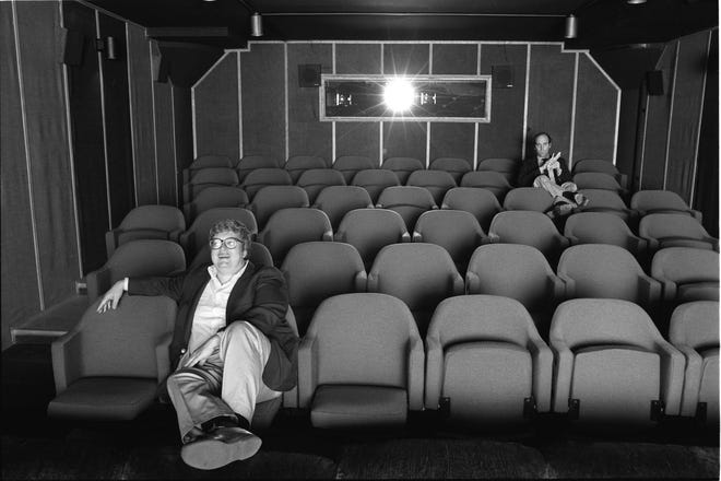 Roger Ebert, left, and Gene Siskel appear in this photo shot during the early days of their televised movie-reviewing partnership. "Life Itself," a documentary tracing Ebert's life and career, opens Friday at Westgate Mall 6.