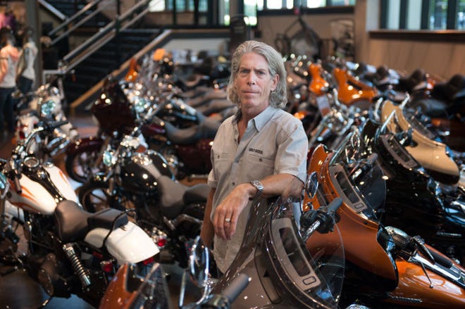 Dan McCarthy, general manager at Brian's Harley-Davidson in Langhorne.