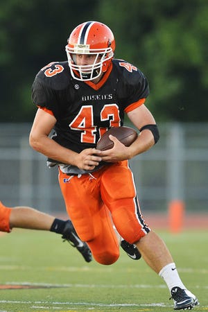 Running back Silas Bretz will lead Harbor Creek against North East tonight at Paul J. Weitz Stadium. FILE PHOTO ANDY COLWELL