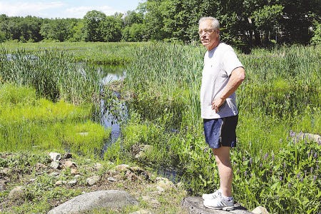 Jim Stellmach, along with his wife Candy, continue to be heavily involved with the Deacon Tuck Grist Mill in Hampton and now the overgrown Mill Pond behind the Grist Mill which is now in danger of being drained.