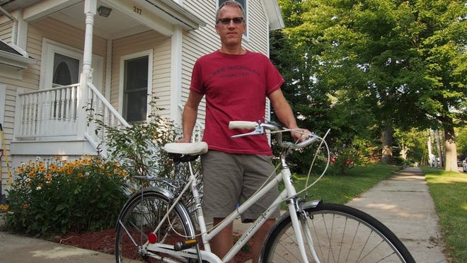 Chris LeBlanc got this vintage bike back in working order after finding it in his mother-in-law’s garage.