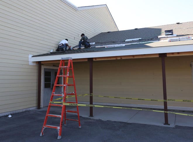 Improvements at the Lowell Schools include a new roof on the elementary school among other capital expenditures. (Chris Pietsch/The Register-Guard)