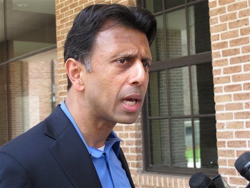 Gov. Bobby Jindal speaks about Common Core Aug. 6 in Baton Rouge.