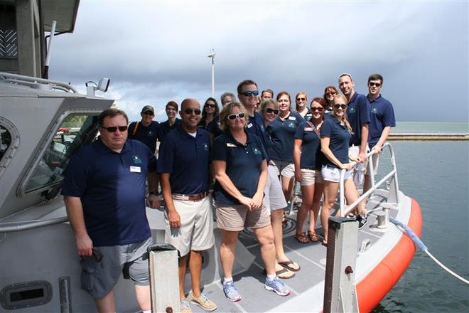 The 2014-2015 Destin Forward Class toured the Coast Guard station during Waterways Days.