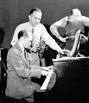 Waldo Cohn and a piano player. Does anyone know him?
