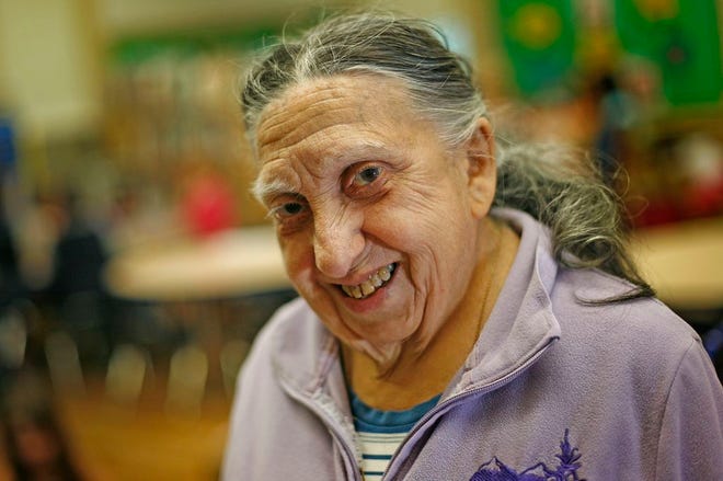 Frances Johnson, 80, of Quincy is a volunteer with ABCD Foster Grandparents. She is at the Just Right Childcare Center in Weymouth through ABCD Foster Grandparents Program.
