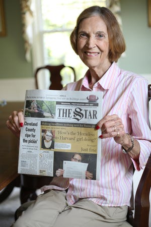 Mary Jane Darr has been a Star reader for 82 years. Her father used to read the paper to his children.