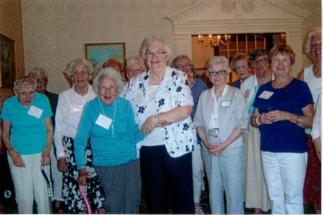 EXETER WOMEN'S CLUB members gathered to celebrate after a summer break by having a happy birthday theme party.