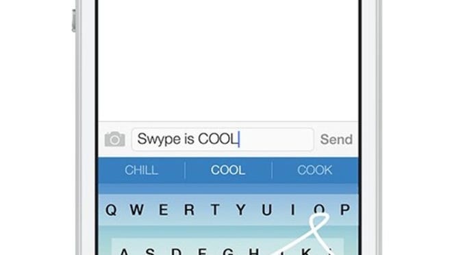 “Swype,” available for 99 cents on the Apple App Store, is a keyboard app that can speed up typing on touch-screen devices. Along with “SwiftKey,” it’s one of several third-party keyboard apps that now work on iPhones and iPads with the introduction of iOS 8.