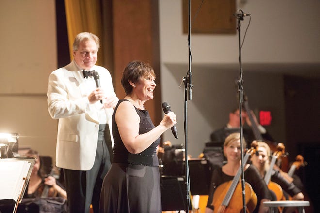 Guest vocalist Valerie Lemon performs Sunday with the Adrian Symphony 
Orchestra with guest conductor J. Ernest Green during the ASO’s concert featuring the music of composer Marvin Hamlisch.