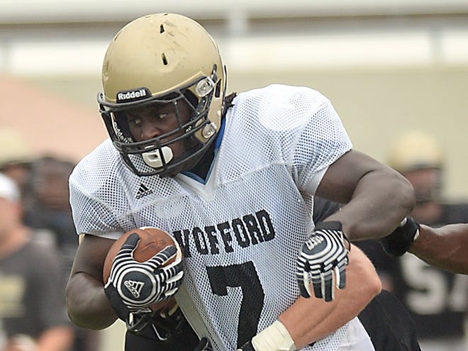 Wofford's Lorenzo Long has rushed for 304 yards and five touchdowns through three games.