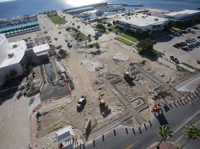 The Panama City Marina, which is undergoing a major redevelopment, is seen from the St. Andrews Towers Apartments. Proponents of levying a bed tax in Panama City are making their final pitches ahead of Tuesday’s vote. City officials say the money, which would come from a 5-cent tax on hotels and other short-term rentals, would be used to increase marketing of the city, potentially bringing in more tourist revenue to host yacht, sailing and fishing events on St. Andrew Bay.
