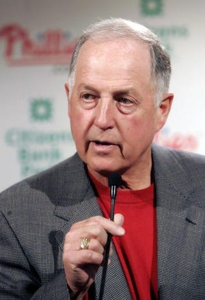 Phillies president Pat Gillick is standing behind his general manager and manager.