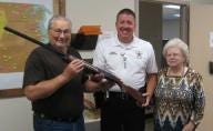 Roy and Martha Sites had a shotgun stolen from their home nearly 27 years ago. Tuesday, they were reunited with the gun after it turned up at a Gaston County pawn shop.