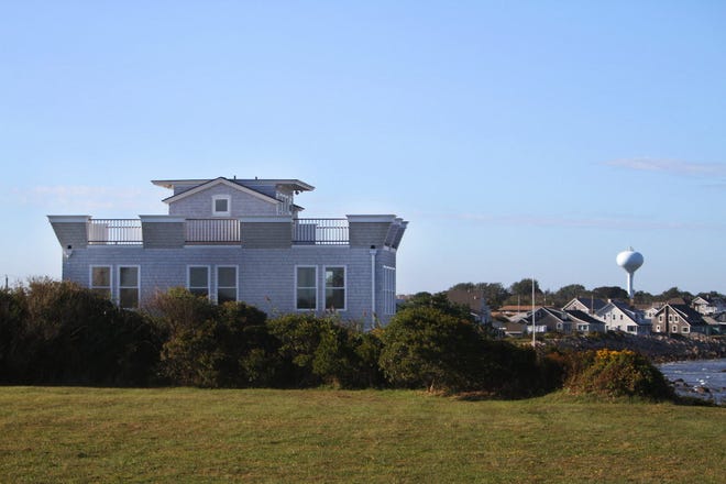 Rhode Island Supreme Court has upheld a lower court's ruling that this $1.8-million oceanfront house at 1444 Ocean Road in Narragansett was built entirely on public park land.