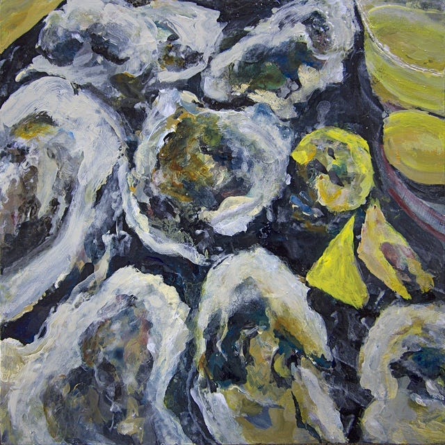 Oyster shells by Peggy Jones