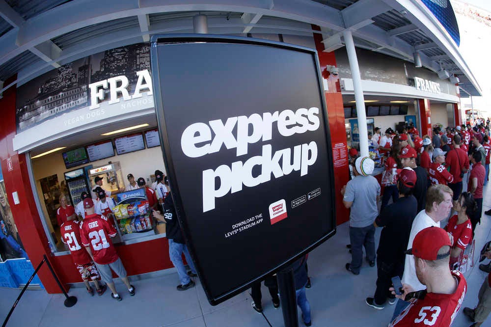 Get a beer without leaving your seat - San Francisco 49ers' new stadium has  an app for that
