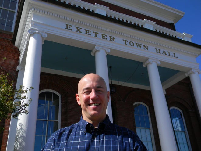 Darren Winham, Exeter's new economic development director, has big plans for the town. Photo/Jason Schreiber
