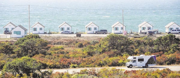 TDays' Cottages, which overlook Cape Cod Bay, are for sale.