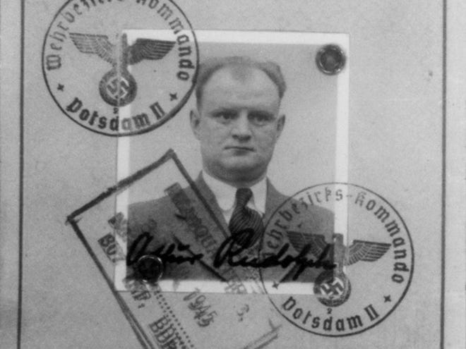 This undated handout provided by the Justice Department shows Arthur Rudolph, one of hundreds of scientists brought to the US after World War II despite their Nazi past. An Associated Press investigation found dozens of suspected Nazi war criminals and SS guards collected millions of dollars in Social Security payments after being forced out of the United States.