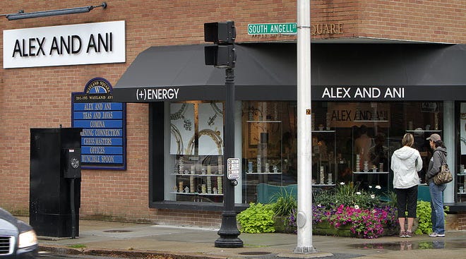 An Alex and Ani shop at Angell and Wayland Ave.