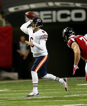When Chicago Bears quarterback Jay Cutler throws, anything can happen.