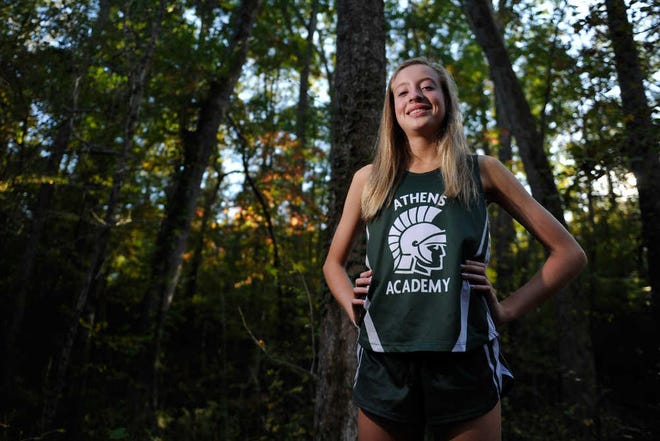 Athens Academy's Anna Marion Block is the Athens Banner-Herald Player of the Week. (AJ Reynolds/Staff, @ajreynoldsphoto)