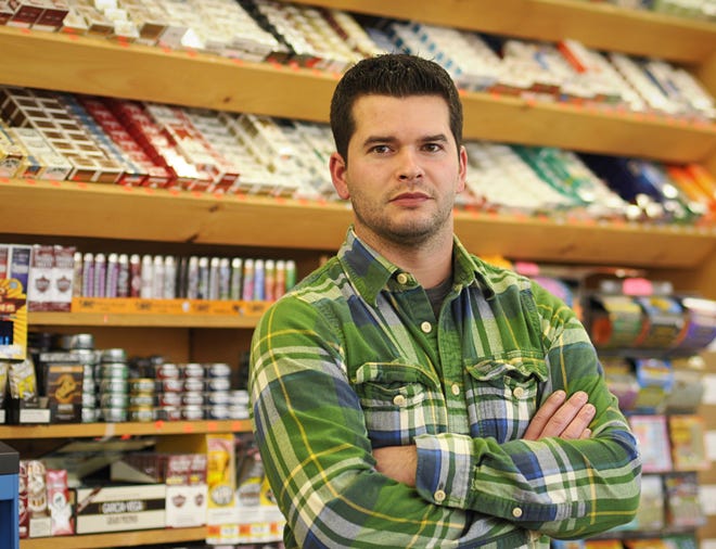 Brian Vincent, owner of Vincent's Country Store in Westminster, is concerned about the potential loss of tobacco sales.