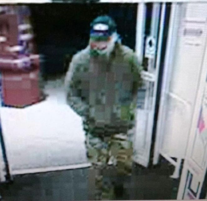 Lower Southampton police are looking for this man who robbed a CVS drug store on Street Road about 9:30 p.m. Monday