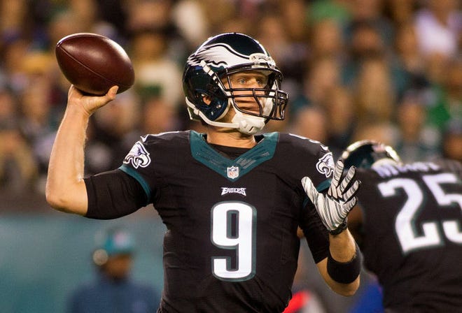 Quarterback Nick Foles will endure an offseason spent talking about the Eagles and how they hope to add Heisman Trophy winner Marcus Mariota to their nest.
