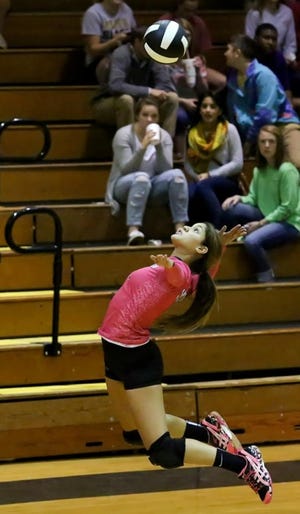 North Gaston libero Georgina Diaz was named Big South Conference volleyball player of the year.