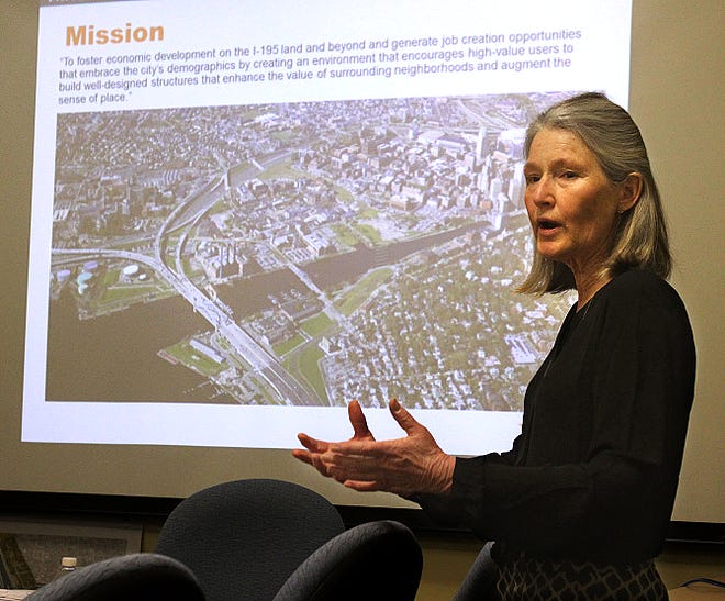 Jan Brodie, executive director of the I-195 Redevelopment District Commission.