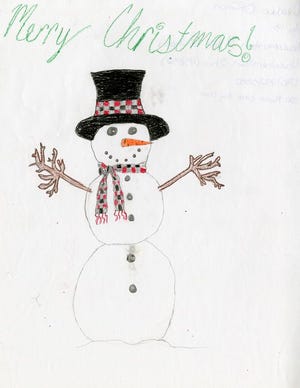Candace Offman of Newcomerstown submitted this drawing for last year's countdown.