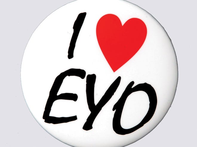 EYO students and parents will be collecting donations and distributing the group’s "I Love EYO" buttons to supporters.