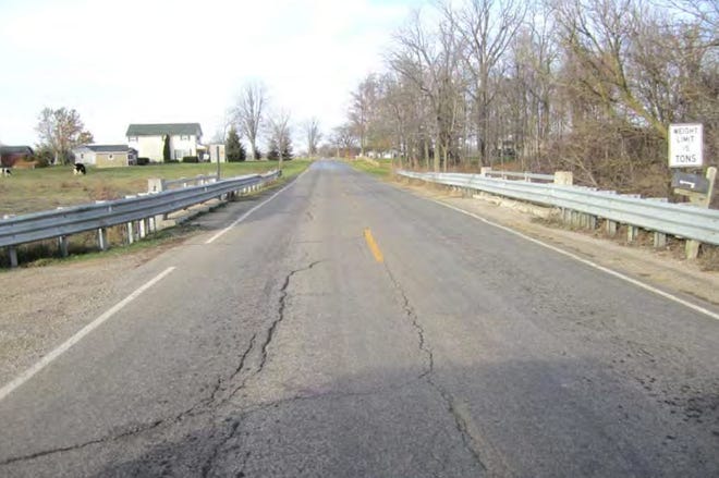The Litchfield Road bridge over Sand Creek will be closed starting Friday until a new bridge is constructed next summer due to the deterioration of the bridge. It was deemed unsafe this week. COURTESY PHOTO