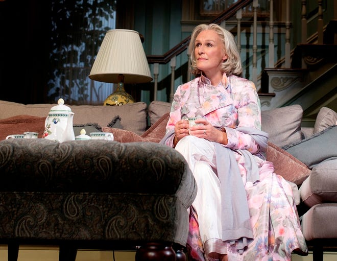 Glenn Close appears in a scene from the new revival of "A Delicate Balance," in New York.
