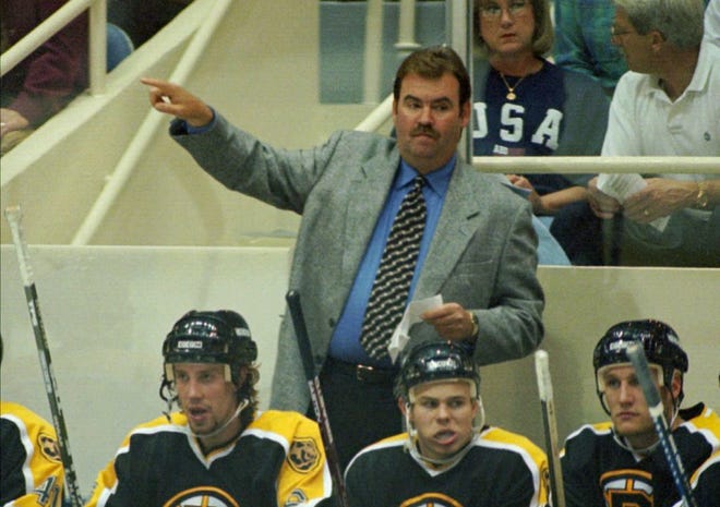 Pat Burns coached the Bruins from 1997-2000, and he'll be inducted into the Hockey Hall of Fame on Monday.