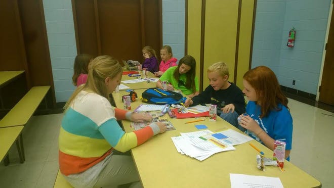 Students and teachers working on academics immediately following school dismissal at New Holland-Middletown Elementary. Photo submitted.