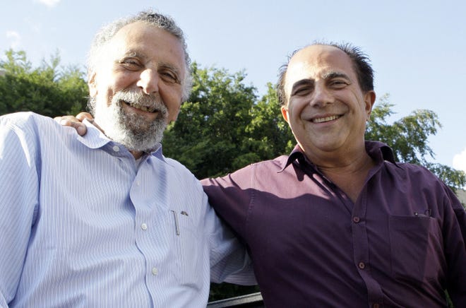 Brothers Tom, left, and Ray Magliozzi. Tom Magliozzi died Nov. 3 of complications from Alzheimer's disease. He was 77.