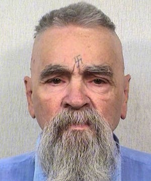 This Oct. 8 photo provided by the California Department of Corrections shows 80-year-old serial killer Charles Manson. A marriage license has been issued for Manson to wed 26-year-old Afton Elaine Burton, who left her Midwestern home nine years ago and moved to Corcoran, Calif., to be near him.