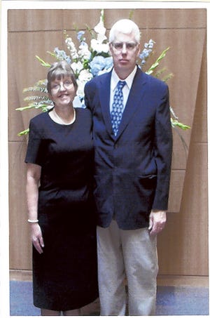 Mr. and Mrs. Larry Wayne Tyndall celebrate 25 years.