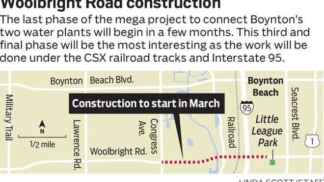 Construction on Woolbright Road to start in March